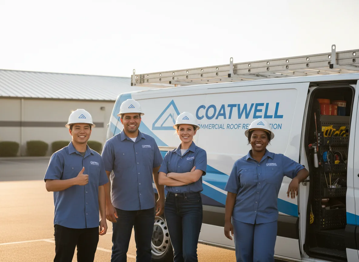 Commercial roof coating company in Cove City, NC